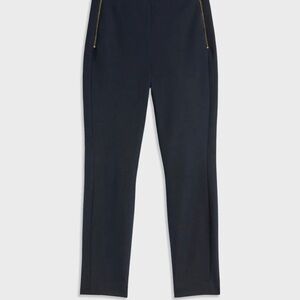 TED BAKER LONDON 
Black Skinny Ankle Grazer Pants, black cropped